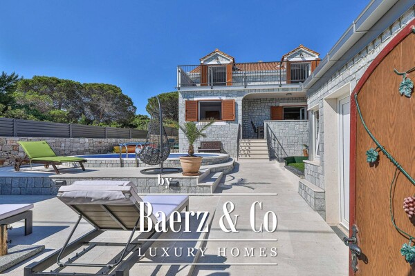 photo 12 The island of Drvenik traditional Dalmatian style villa with yard & swimming pool