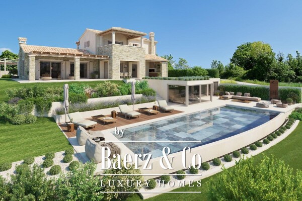 photo 1 Istria, Grožnjan, villa with a pool with a panoramic view