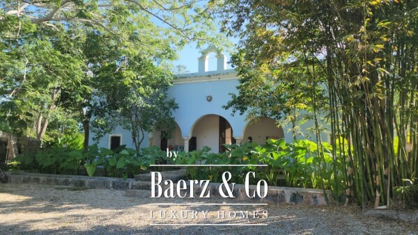 photo 1 For sale: A beautiful restored hacienda manor with a private cenote in Cuzamá, Yucatán.