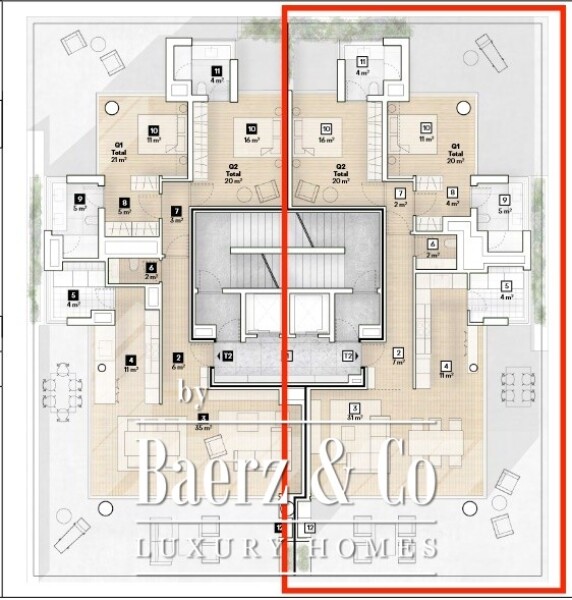 photo 14 Fabulous 2 bedroom apartment at Miramar Tower