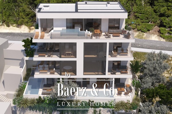 photo 2 Duće, new construction, luxurious apartment with pool and open sea view S1 ​