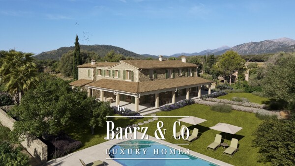 photo 1 Elegant country house Pollenca with gardens and pool