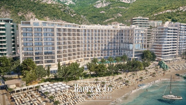 photo 3 Beachfront Apartment for Investment with a Sea View in a 5* Hotel on Budva Riviera