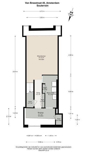 Floor Plan 9 - Van Breestraat 45