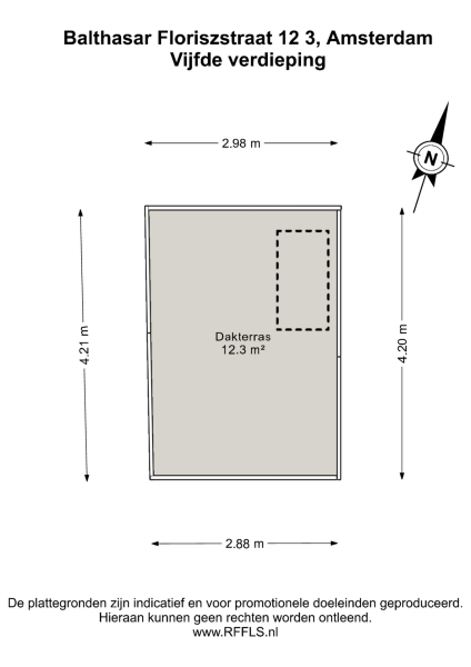 Floor Plan 5 - Balthasar Floriszstraat 12 3