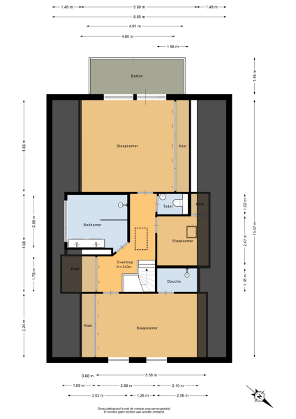 Floor Plan 5 - Vlietkade 26