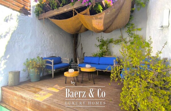 photo 2 RENOVATED MENORCAN HOUSE FOR SALE IN THE HISTORIC OLD TOWN OF CIUTADELLA, MENORCA – COURTYARD WITH SWIMMING POOL, 4 EN-SUITE BEDROOMS AND ORIGINAL ARCHITECTURAL FEATURES