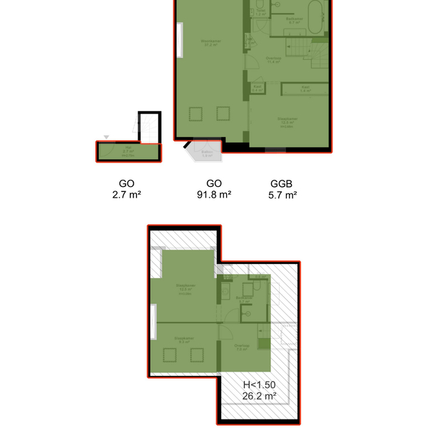 Floor Plan 7 - Lekstraat 66 4